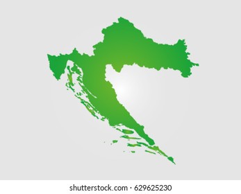 Croatia map Territory