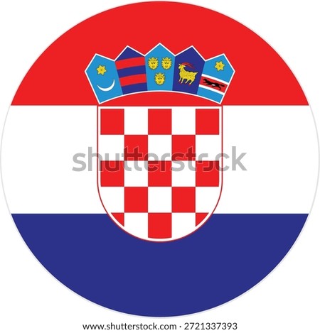 croatia natinal flag vector illustration 