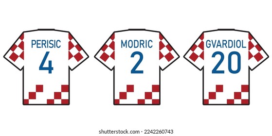 croatia national team jersey set 2022 home