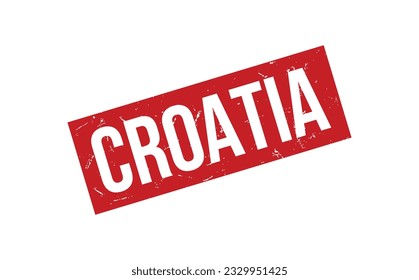 Croatia Rubber Stamp Seal Vector