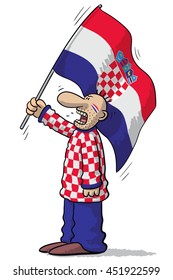 Croatia soccer supporter