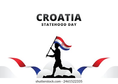 Croatia Statehood Day Celebrate Design