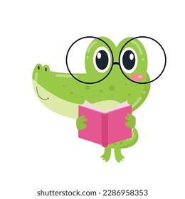 The Croc Corporation Modern and Professional Logo Featuring a Vector Alligator
