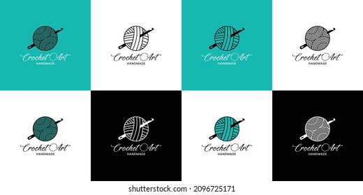 Crochet Art Logo Design Collection