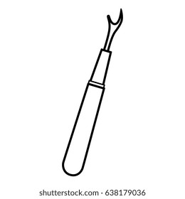 Crochet Hook isolated icon