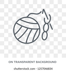 Crochet icon. Crochet design concept from  collection. Simple element vector illustration on transparent background.