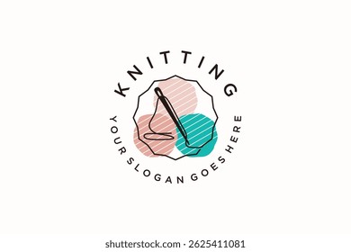Crochet logo design, logo reference for your business.