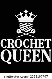 
Crochet Queen eps cut file for cutting machine
