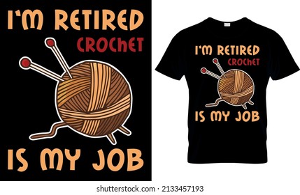 Crochet T-Shirt Design - Crochet Svg Design - Crochet Craft