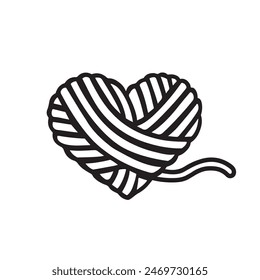 Crochet Vector, clipart, crochet hook art, heart crochet, crochet gift, Vector Files for Cricut