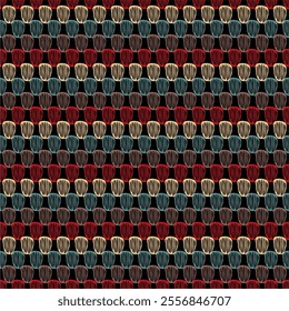 Crocheted background vector illustraion handmade art decor design print pattern wallpaper 