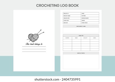 Crocheting Log Book Kdp Interior