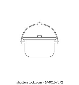 crock icon. Element of camping for mobile concept and web apps icon. Outline, thin line icon for website design and development, app development