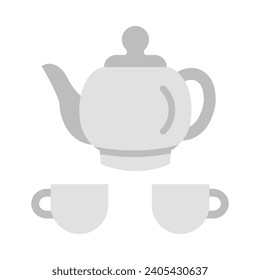 Crockery Vector Flat Icon For Personal And Commercial Use.
