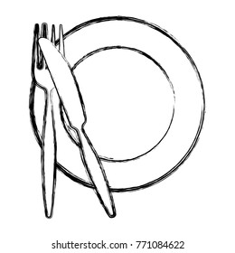 crockery vector illustration