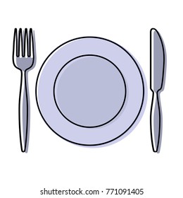 crockery vector illustration