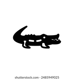 crocodile alligator animal icon element