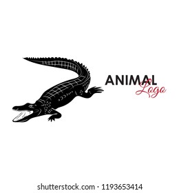 Crocodile Alligator icon logo symbol vector illustration