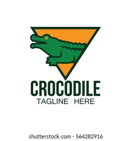 Crocodile, alligator logo design concept