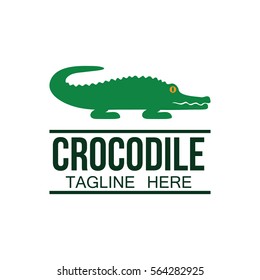 Crocodile, alligator logo design concept