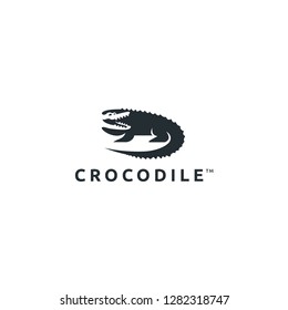 Crocodile Alligator Logo Icon Vector Illustration