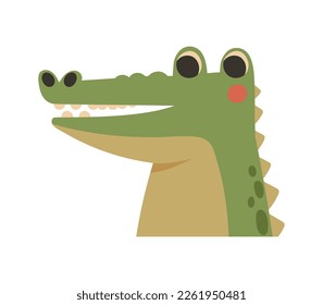 crocodile animal icon isolated design