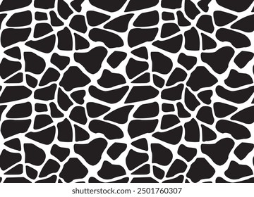 Crocodile animal skin pattern of dinosaur and snake reptile leather, vector background. Abstract black and white crocodile or snake skin pattern of python, alligator or cobra leather mesh texture