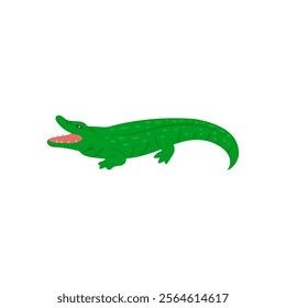 Crocodile Australian Symbol Vector Illustration