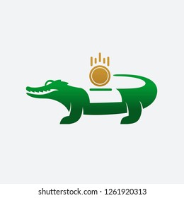 Crocodile Bank Vector