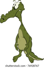 Crocodile. Cartoon
