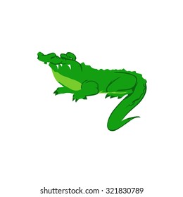 Crocodile Cartoon Character 