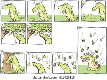 crocodile cartoon comic story