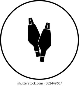 Symbol für Krokodilklemmen