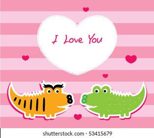 crocodile couple