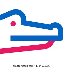 Crocodile, croc, alligator - vector icon