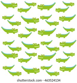 crocodile cute isolated icon vector illustration design