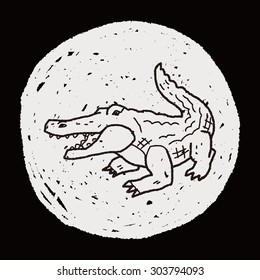 crocodile doodle