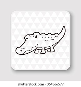 crocodile doodle
