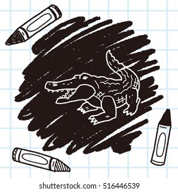 crocodile doodle
