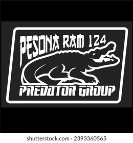 crocodile emblem logo for existing needs