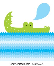 crocodile fun tag