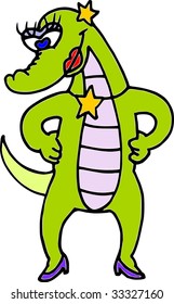 crocodile girl