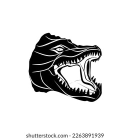 Crocodile head design icon vector illustration element 