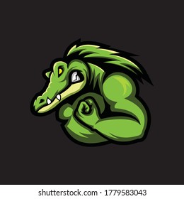 crocodile head design vector illustration