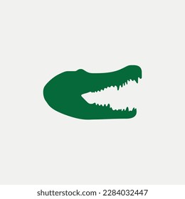 Crocodile Head graphic element Illustration template design