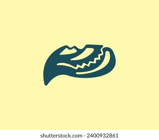 Crocodile Head  Logo Vector Logo Template, Icon