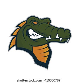 Crocodile head mascot