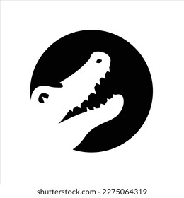 crocodile head vector logo creative animal