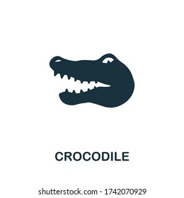 Crocodile icon from australia collection. Simple line Crocodile icon for templates, web design and infographics