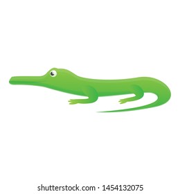 Crocodile icon. Cartoon of crocodile vector icon for web design isolated on white background